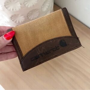 Carhartt Tan and Brown Wallet